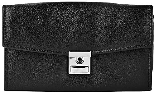 Akzent - Kellnergeldbörse Taxi Gastro Portemonnaie 17x10x4,5cm 3000058-17 (Leder, Schwarz)