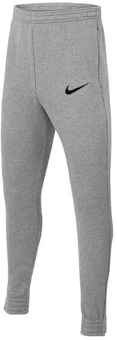 Nike Unisex-Child Y Nk FLC Park20 Pant Kp, Dark Grey Heather/Black/Black, S