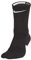Nike Unisex-Adult Elite Crew Socks, Black/White/White, 2XL