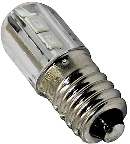 1x 3x 9x Schraubsockel E10 5730 LED - Ersatz Beleuchtung weiß warmweiß 3200K Sparlampe - 6V (1x)