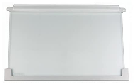 easyPART Kompatibel/Ersatz für Electrolux 225153106/3 NEU Kühlschrank Glasplatte mit Halteleisten AEG 2251531063