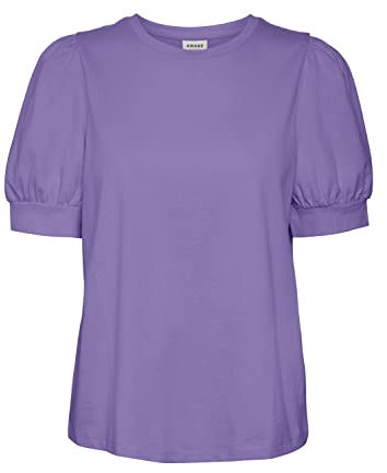 VERO MODA Vmkerry 2/4 O-Neck Top VMA Noos, Camiseta para Mujer, Morado Cachemira, M