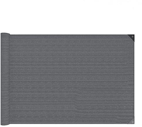 PRIVATE GARDEN Brise Vue Jardin 1m x 10m - Brise-Vue Occultant avec Tissage Renforcé de 150 GR/m2 - Brise Vent Occultant pour Jardin, Terrasse, Balcon - Gris