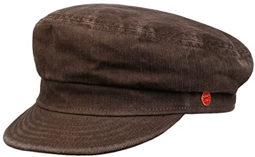 Mayser Altona Sunprotect Elbseglermütze Cap Ballonmütze UV-Schutz Handmade Made in EU Damen Herren Sommer Frühjahr braun 56 cm