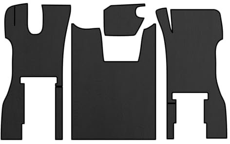 BODENTEPPICHE PRESTIGE-LINE FÜR SCANIA SERIE R ab 2017 (Beifahrersitz ungefedert) (SCHWARZ)