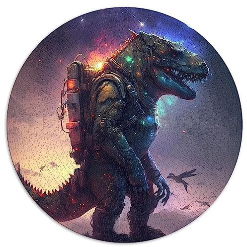 1000 Teile Puzzles Magischer Drache Rundes Puzzle für Erwachsene Geeignet für Kinder ab 12 Jahren Papppuzzles Interessante Puzzles zur Stressreduzierung Größe: 67,5 x 67,5