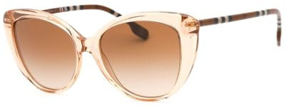 Burberry BE 4407 Peach/Brown Shaded 54/17/140 Frauen Sonnenbrille, Pfirsich/Braun schattiert, 54/17/140