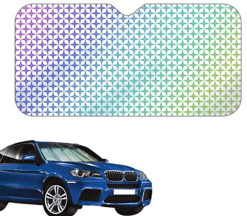 Xiixuuj Parasol para Ventana de Coche,Parasol para Parabrisas de Coche | Parasol Plegable para Parabrisas Delantero - Parasol de protección Solar automotriz con Ventosa para Parabrisas de Coche