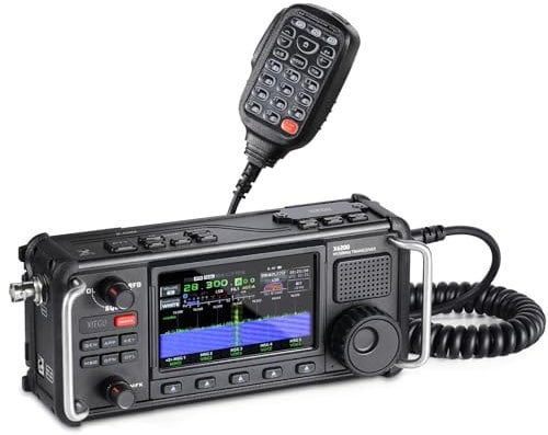 Xiegu X6200 RF - Radio portátil HF/50MHz/WFM/AIR con sistema de exploración directa RF, batería reemplazable de 3200 mAh, pantalla LCD de 10 cm, compatible con SSB/CW/AM/NFM/DIGI/WFM Modulación