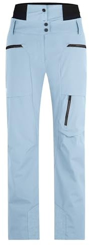 Ziener Damen RANVA Ski-Hose/Freeride | PFC frei, Wolle, wattiert, Frozen Blue, L