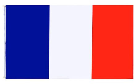 Drapeau France Hoothy 150x90cm - Bleu, Blanc, Rouge - Patriotique - Intérieur