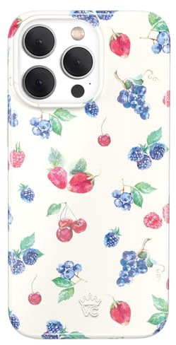 VELVET CAVIAR for iPhone 15 Pro Case - Compatible with MagSafe - 10ft Drop Tested - Berry Baby