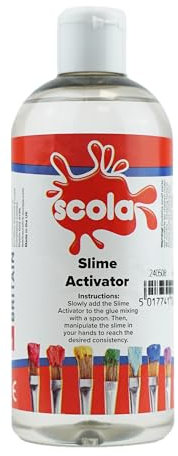 Scola Slime Activator 300ml Bottle, School Supplies, Art and Crafts Projects, Children's Craft Projects, Optimal for Kids