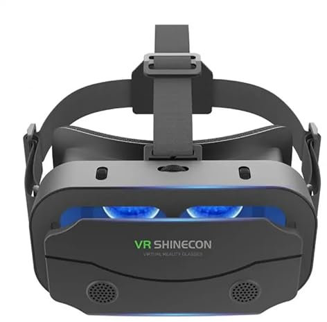 GAREGEAR Universal VR Headset for iPhone & Android (4.7-7.2), Comfortable 3D Glasses with Soft Padding (G13-Black)