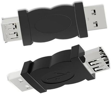 Hermosiey USB auf 1394 6P-Anschluss, USB auf Firewire 6-Poliger USB-Stecker auf 1394-Konverter, Multifunktional, Praktisch, 2 Stück