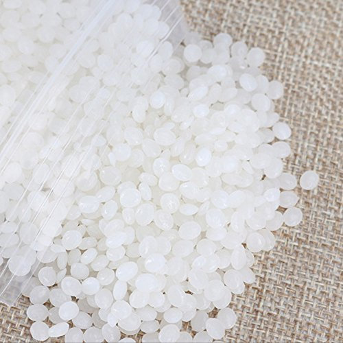 DIY Polycaprolacton formbares thermoplastisches Polymorph-Pellet 50 g Kunststoff Heimwerker Boho-Bürodekor (White, One Size)