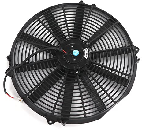 Ventilateur de Refroidissement de Radiateur électrique Universel Mince de 16 Pouces, 24V, 120W, Puissant, Push Pull, pour Voiture, Camion, Camping-car