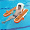 FBSPORT Poltrona Galleggiante Gonfiabile per Adulti - Sedia da Piscina con Schienale e Portabicchieri, Ideale per Mare, Lago, Festa e Relax Estivo
