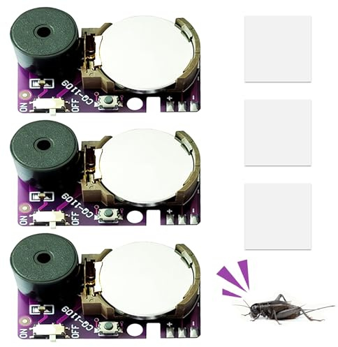 Cricket Noise Maker Streich, 3 Stück Cricket-Sound-Streich, nervige Geräusch-Maschine mit 7 Hochfrequenz-Sounds für Party, Zuhause, Schule, Büro