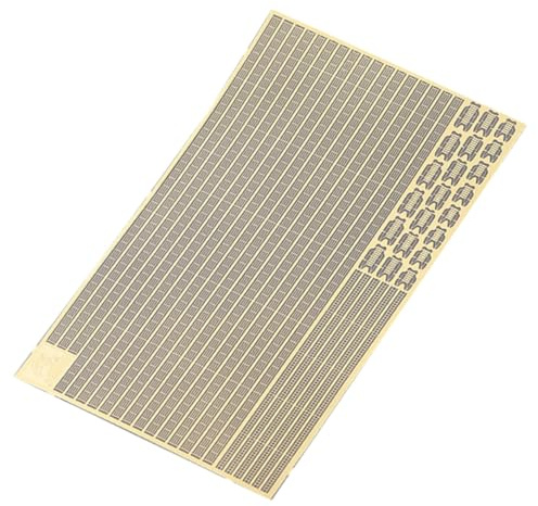 Veemoon 1:700 Warship Model Pe Railing and Ladder Set for Hobbyists – Universal Etched Handrail and Escalator for Warship Modelling Accessories