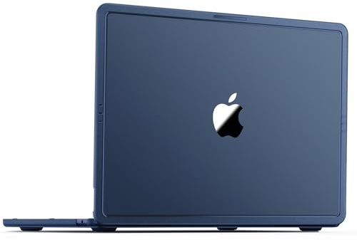 Soonjet for MacBook Air 13 Inch Case, M5 M4 M3 M2, 2026–2022, Midnight | Fits A3449 A3240 A3113 A2681, Color-Matched, Snap-On Fit, Fingerprint & Scratch Resistant, Sturdy Hard Shell Protection