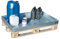 Bauer GmbH Auffangwanne 40l Stahlblech L800xB600xH120mm ohne Lochplatte