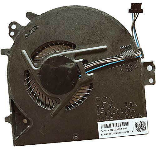 Ventola di raffreddamento di ricambio compatibile per PC portatili HP Probook 450 G5 455 G5 470 G5 470 G5 Series pn L03854-001 FJNC FCN OFJNC0000H