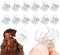 Xiang Ru Mini pinzas de pelo de plástico pinzas horquillas para niñas y mujeres transparentes #H