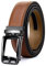 CHAOREN Ratschengürtel – Herrengürtel 3,5 cm Comfort Click – perfekter Begleiter zu Herren-Oxfords, Gun - Tan, 80 cm/95 cm Taille