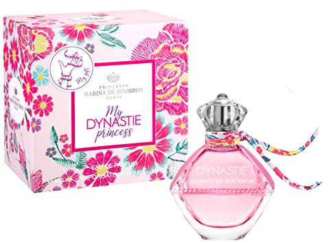 PRINCESSE MARINA de BOURBON Reverence – Eau de Parfum für Frauen – würziger blumiger Duft – öffnet mit Bergamotte und Rosenbeeren – gemischt mit Jasmin-, Pflaumen- und Fruchtnoten – verführerisches