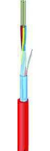 ARDEBO PVC Brandmeldekabel J-Y(ST) Y 2X2X0,8 Lg BMK, rot, RG, 100 m