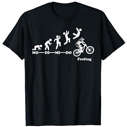Downhill Woche Endlich Freitag Wochenende T-Shirt