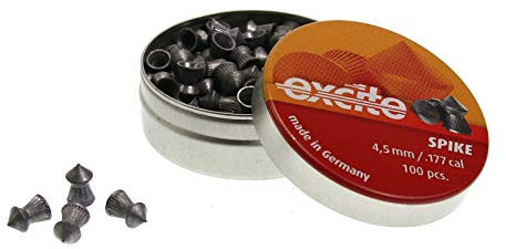 Excite Spike - Spitzkopf Diabolos - 4,50 mm / .177 Cal. - 100 Stück/Luftgewehrkugel