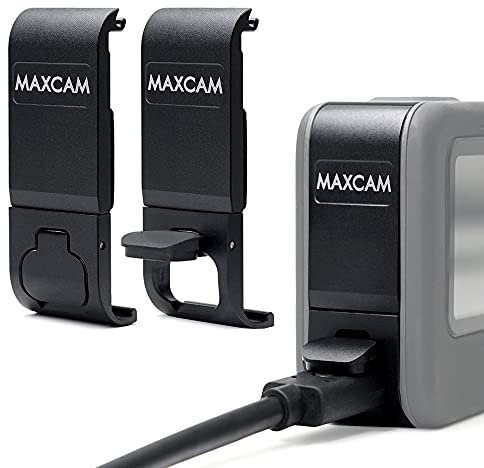 Porte de Couvercle de Batterie en Alliage d'aluminium MAXCAM pour GoPro HERO13/HERO12/HERO11/HERO10/HERO9 Black