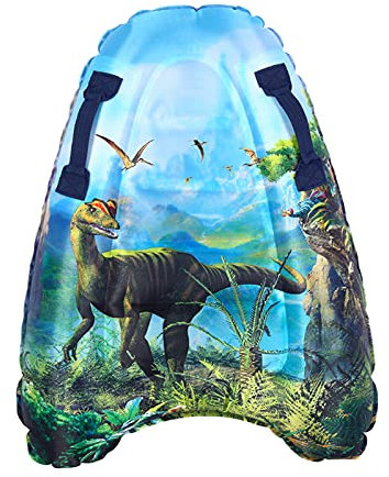 Perfeclan Aufblasbares Surf- für Strandschwimmer Kinder Wasser Surfbrett Schwimmbad Spiel Schwimmendes Spielzeug Schwimmen Lernen Hilfe, Dinosaurier