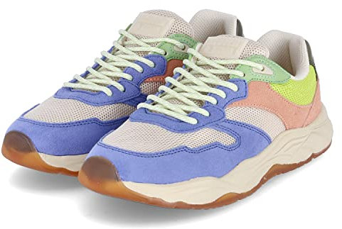 SCOTCH & SODA FOOTWEAR Damen Celest 2.0 Sneaker, Blue Multi, 36 EU