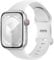 Charlam Compatible con Correa Apple Watch 42mm 44mm 45mm 49mm para Mujeres Hombres, Deportivas de Silicona Correas Compatible con iWatch SE Series 8 7 6 5 4 3 2 1, 42mm/44mm/45mm/49mm, Blanco