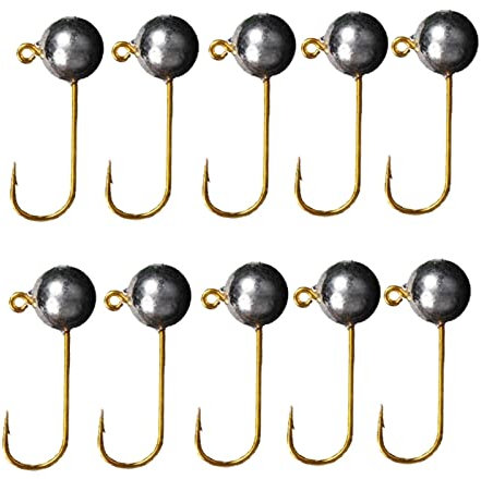 WENMENG2021 Angeln Quick Knot Tool 10 Teile/los Micro Jig Head Angelhaken 1G-5G Eisangehaken Mini Kurbel Jig Fishhook Weiche Lure Angelgerät Verschiedene Angelhaken (Color : 5g)