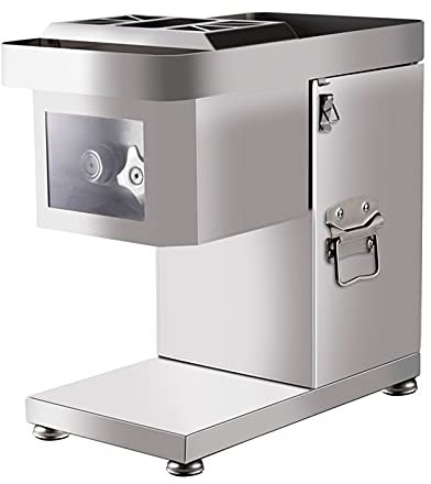 Professionale Commerciale 1500W, tagliacarne, Macchina elettrica Automatica per la Lavorazione della Carne, affettatrice, cubettatrice, per Famiglia da Cucina,2,5 mm