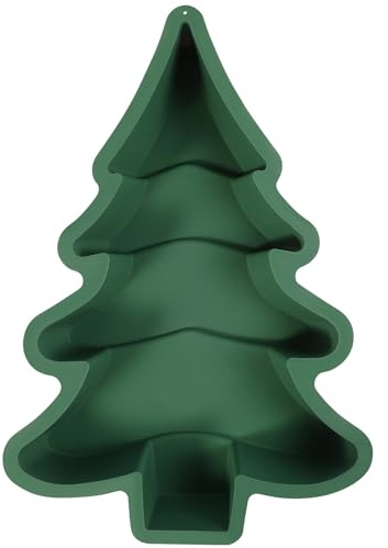 Luxshiny Moule Silicone Noel, Moulle Sapin de Noël 30x20.5cm Moules à Gâteaux 3D, AntiadhéSif Pour Cuisson GâTeau Chocolat Pudding GeléE Biscuit Diy Maison