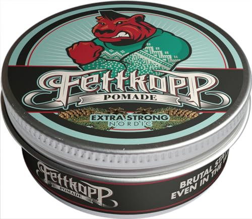 FETTKOPP POMADE Extra Strong NORDIC - Fichtennadel - RocknRoll/Rockabilly/Psychobilly (99g)