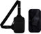 Libershine Sling Chest Crossbody Bag, Umhängetasche Herren Damen, Schultertasche Crossbody Bag, Wasserdicht Schultertasche, Shoulder Chest Bag für Outdoor Wandern(Schwarz)