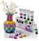 Pott'd™ Premium Acryl Töpferfarben, Malset, Töpferfarben-Set für lufttrockenen Ton - Glitzerfarben
