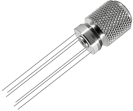 NEOUZA Coffee WDT Distribution Tool Accessories, Aluminum Handle, 0.4mm 6 Stainless Needles, Espresso Powder Stirrer