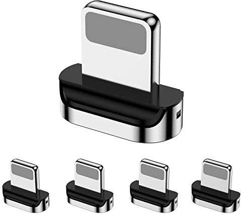 CNakdDG Magnetic Connector Tips Head for Iproduct Devices (5 Pack), only Compatible 3A Magnetic Charging Cable