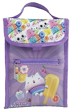 Gabby- Porta merienda, Bolsa de merienda, Isotérmica, Color Morado, Producto Oficial (CyP Brands)