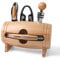 ZBPASL Forme de Tonneau de Vin Tire-bouchon de vin, Ouvre Bouteille, ensembles de sommelier avec ouvre-bouteille, Ensemble d'accessoires pour Le vin (Wood)