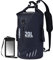 UZIRO Bolsa Estanca 20L, Mochila Impermeable para Kayak, Piscina, Pesca y Natación, Dry Bag Acuático, Resistente al Agua, Ideal para Actividades al Aire Libre, Color Negro