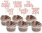 Xsstarmi 24 Pack 21st Birthday Cupcake Toppers Glitter Twenty one Legal 21 Fabulous Vintage 2004 Cupcake Picks for Cheers to 21 Years 21st Birthday Wedding Anniversary Party Cake Decorations Rose Gold