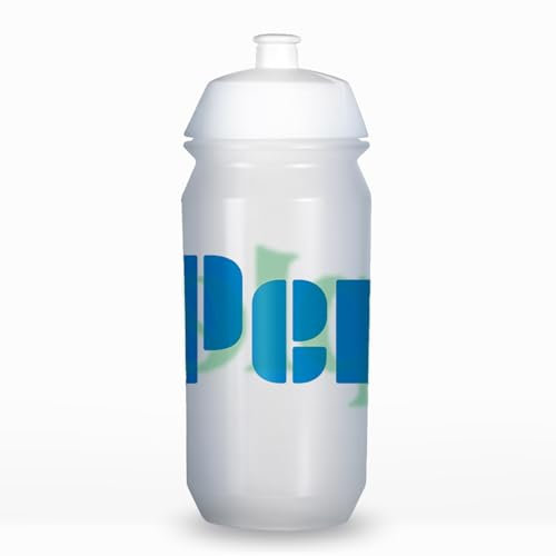 Perple TACX Shiva Bio Bottle | Bouteille d'eau de sport 500 ml | Bouteille d'eau n°1 en cyclisme professionnel et pour la course, la gym, la randonnée | 100 % biodégradable. Sans BPA et PET(E) |